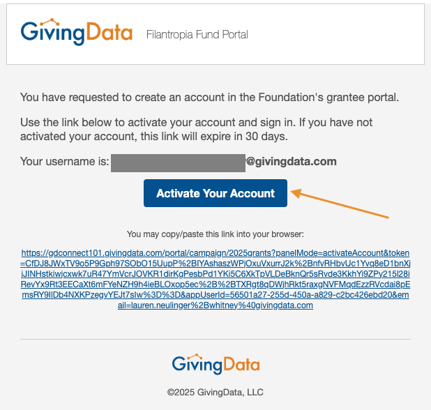 Grantee Portal User Experience Open Application